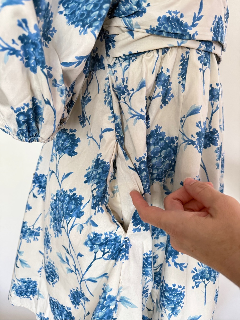 Abercrombie & Fitch Emerson Dress Blue Floral Print M - Picture 7 of 14